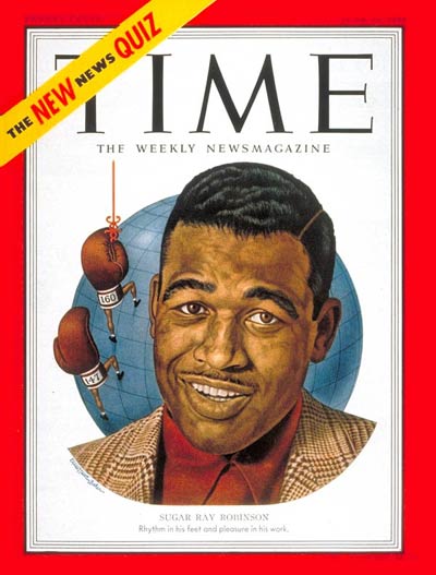 Time magazine cover_Sugar Ray Robinson